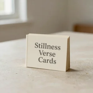 Stillness Verse Cards