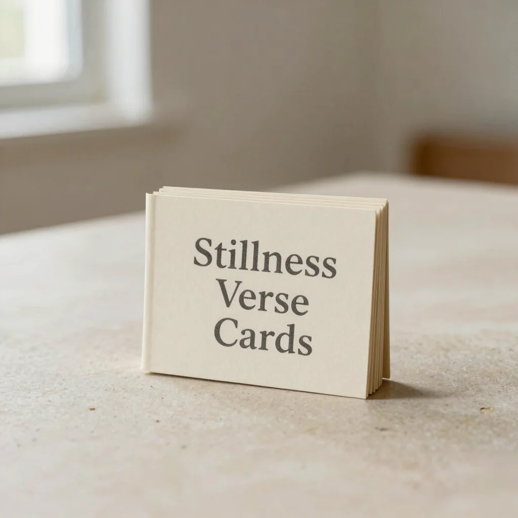 Stillness Verse Cards